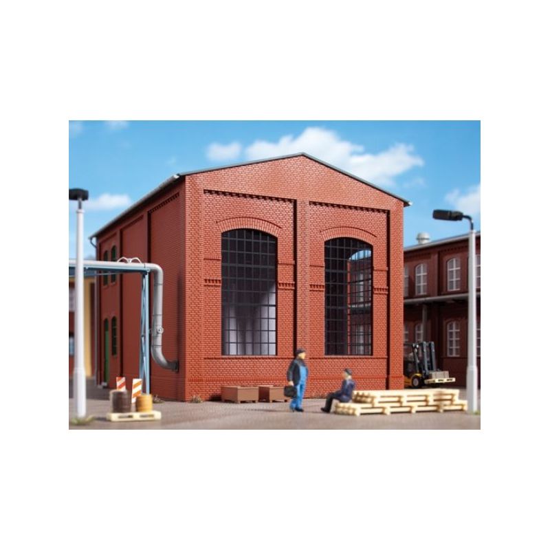 Auhagen 80510 Fal-elemek 2342J rot, ipariablakok E /Wände 2342J rot, Industriefenster E/