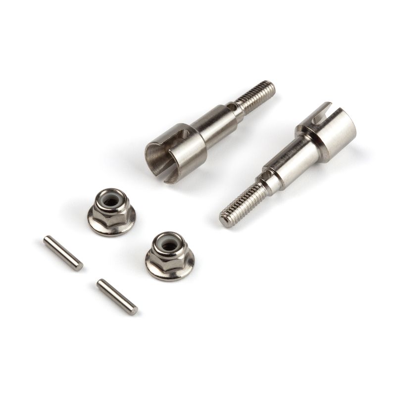 BLACKZON 540069 Metal Rear Axles (2pcs)