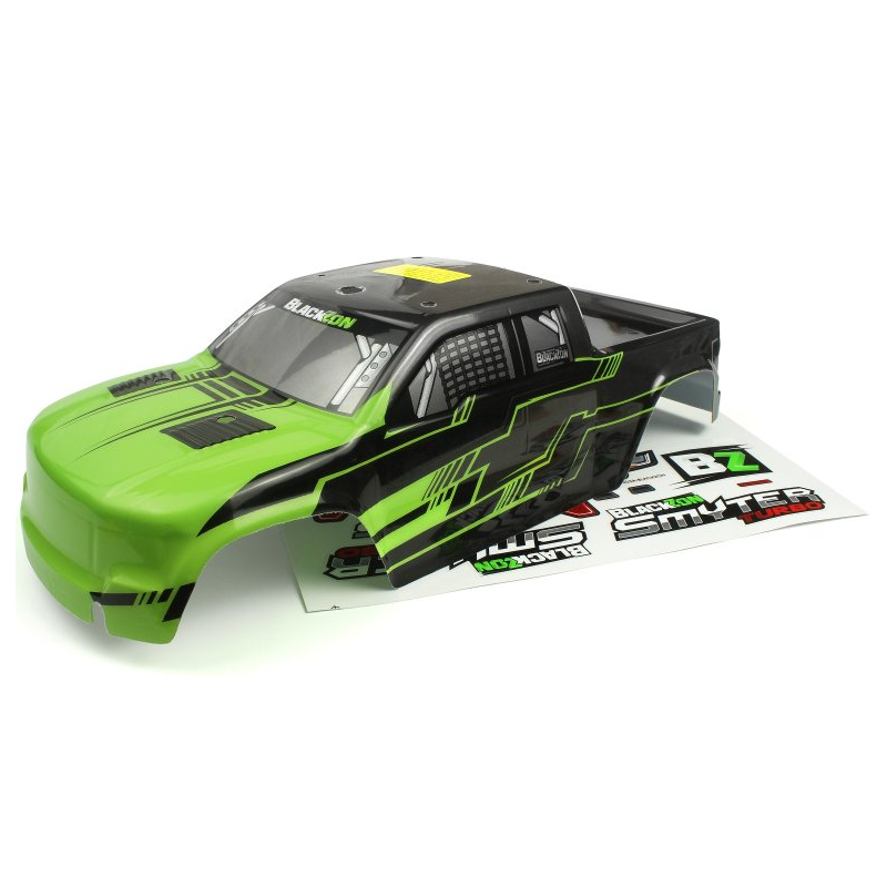 Blackzon 540233 Smyter MT Turbo karosszéria, fekete/zöld
