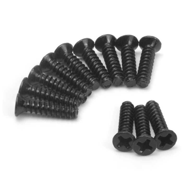 BLACKZON 540350 süllyesztett fejű önmetsző csavar szett KBHO2.3*10mm