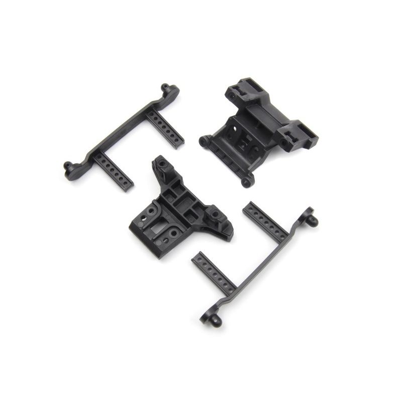 BLACKZON 540425 Front & Rear Shock Tower Set with Body posts