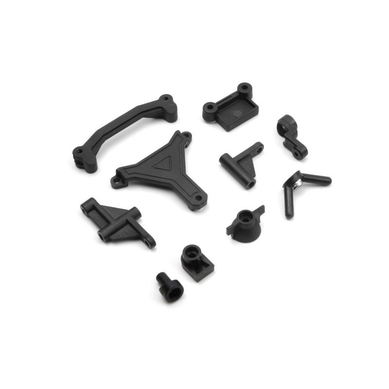 BLACKZON 540426 Steering Posts, Ackerman & Servo Plate