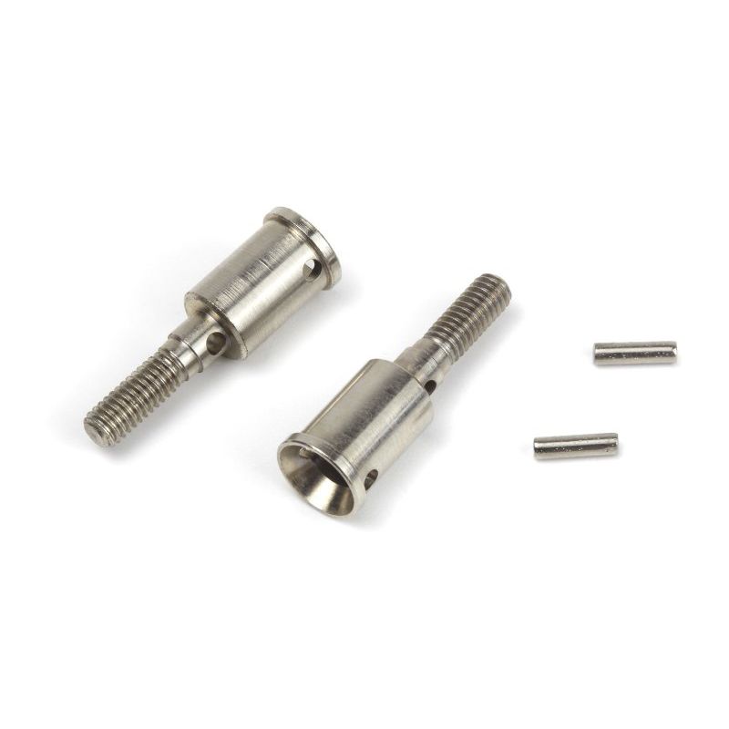 BLACKZON 540440 Front Axle Axle (2pcs)
