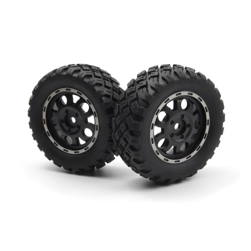 BLACKZON 540451 Assembled Wheel & Tyre Set (2pcs)