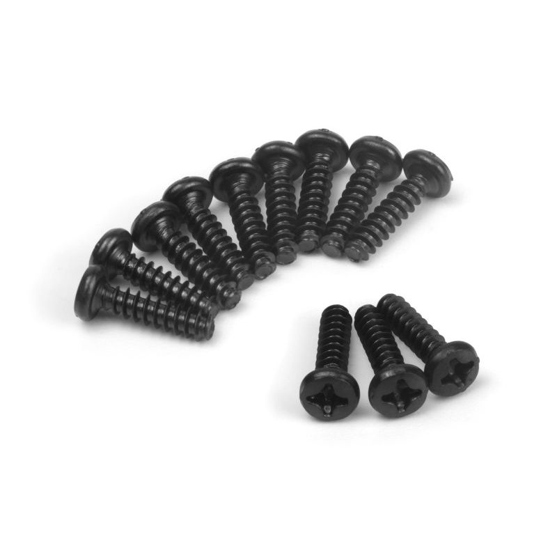 BLACKZON 540458 Pan Head Tapping Screws PBHO3×12mm (12pcs)
