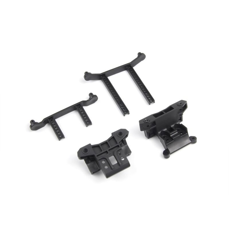 BLACKZON 548004 Front & Rear Shock Tower Set with Body posts