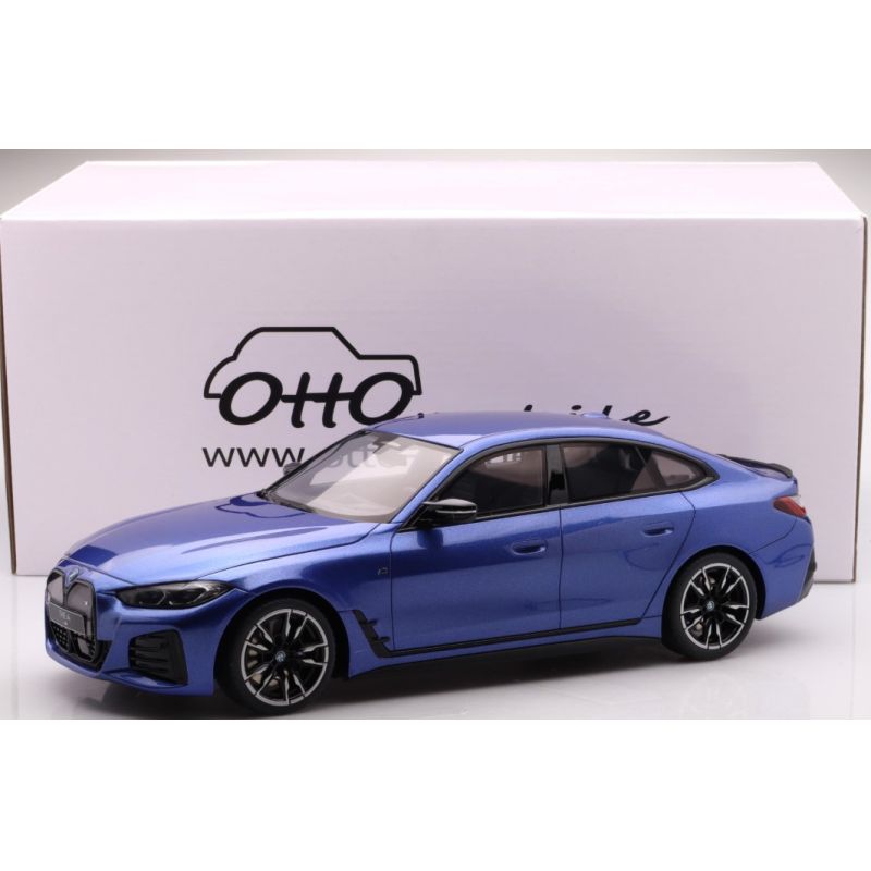 BMW i4 1/18 kék