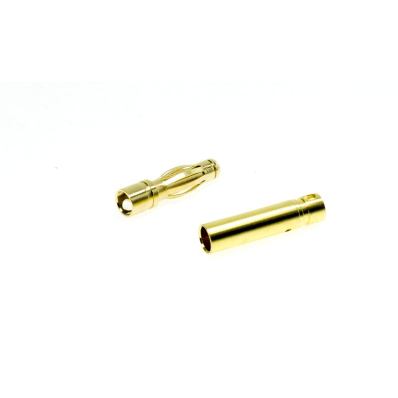 Csatlakozó 4mm 1 pár aranyozott