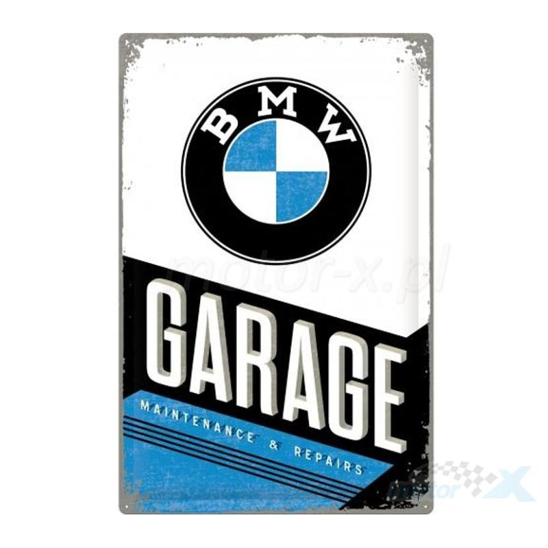 BMW Garage fémtábla 30x40 cm