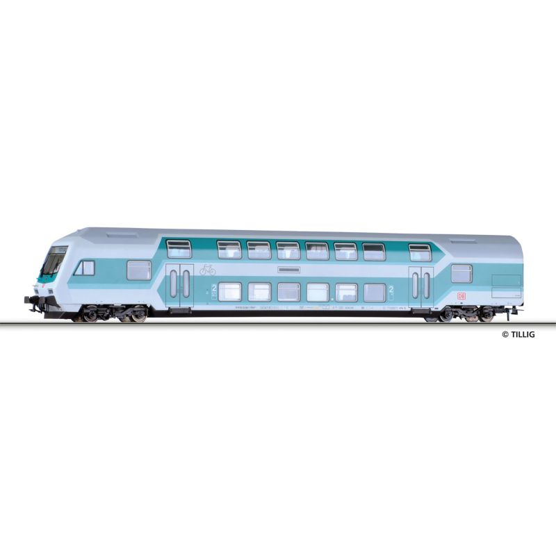 Tillig 73776 Emeletes vezérlőkocsi DBbzf 761.2, DB AG V