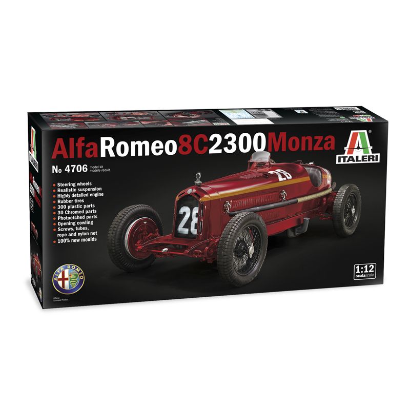 4706S ITALERI Alfa Romeo 8C 2300 Monza 1:12