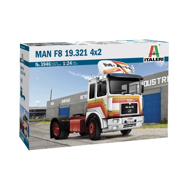 Italeri 3946S MAN F8 19.321 2 Axle Tractor