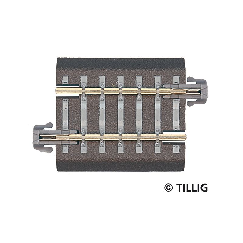 Tillig 73704 Ágyazatos egyenes sín G5 36,5 mm