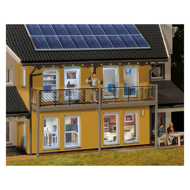 Faller 180545 Ház belső berendezés, világítással (LED-es)