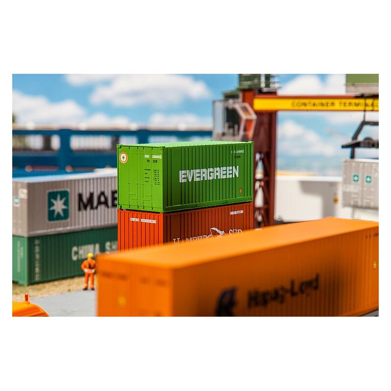 Faller 180821 20' Konténer, EVERGREEN