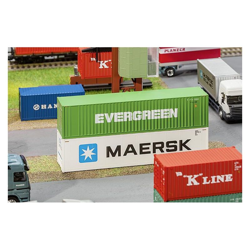 Faller 180846 40' Hi-Cube Konténer EVERGREEN