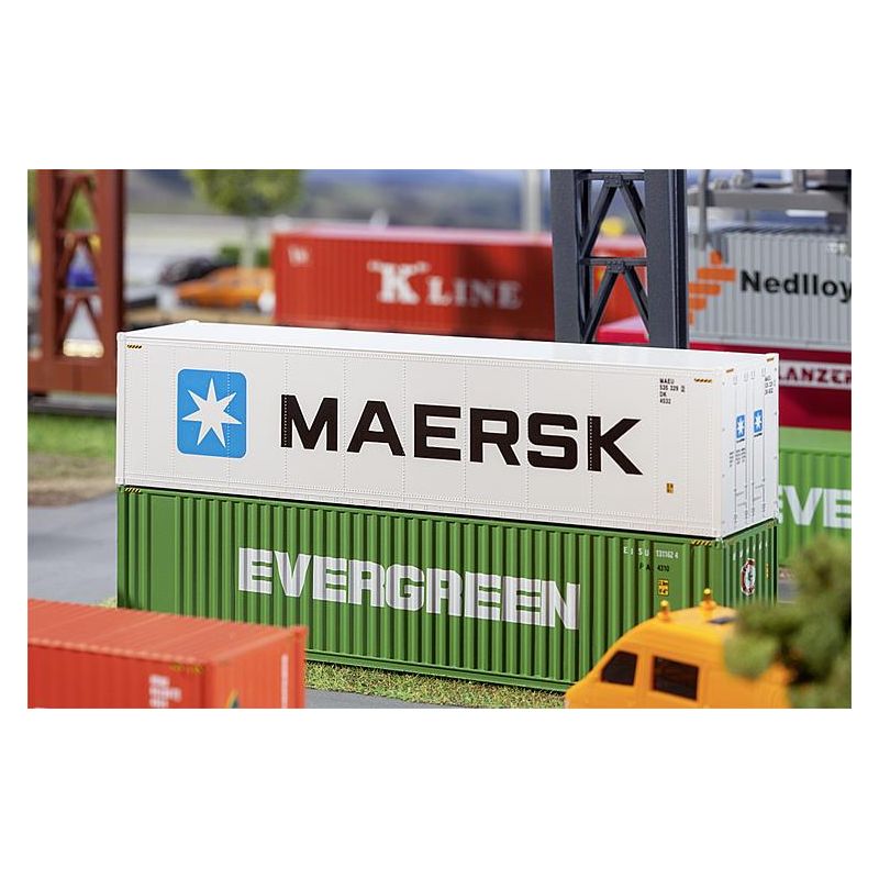 Faller 180847 40' Hűtőtt konténer /Hi-Cube Refrigerator Container MAERSK/