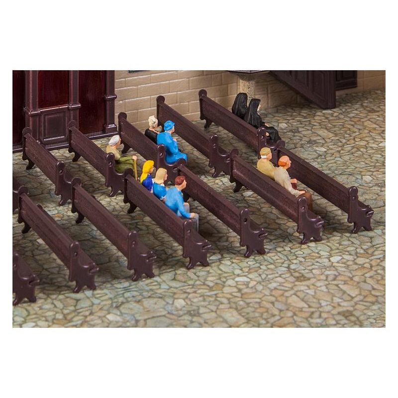 Faller 180989 7 Kirchenbänke
