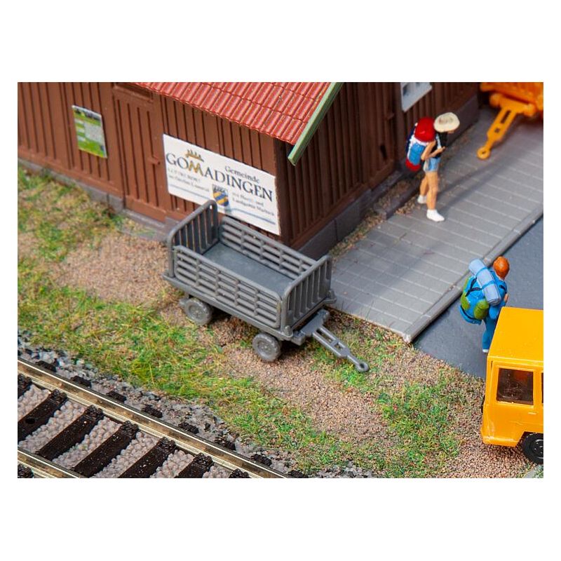 Faller 180990, Hordárkocsi utánfutó, 2 db, szürke