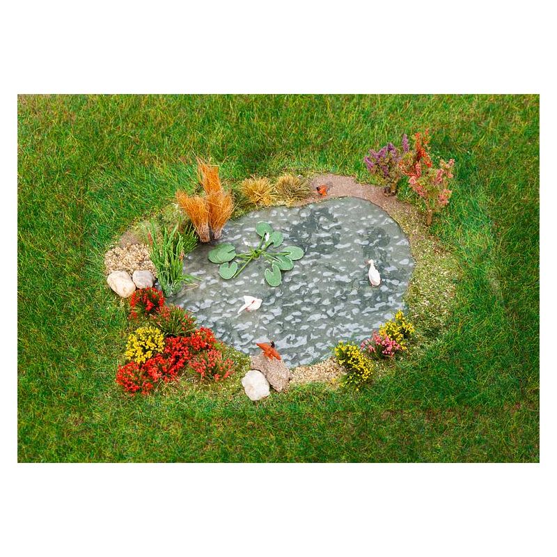Faller 181278 Ziergarten mit Gartenteich