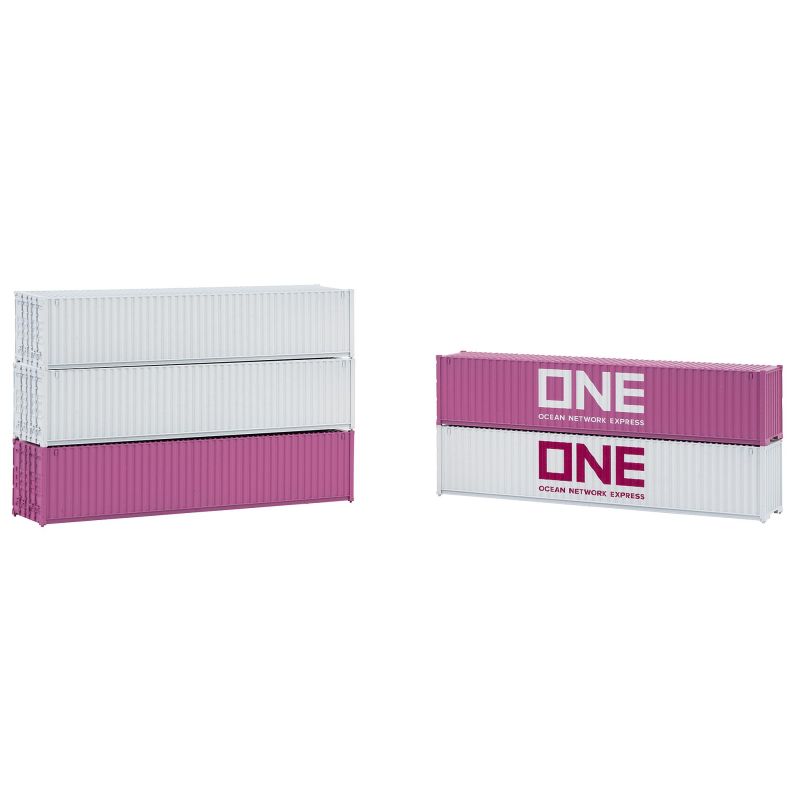 Faller 182152 Konténer készlet, 40', ONE, összerakhatós készlet