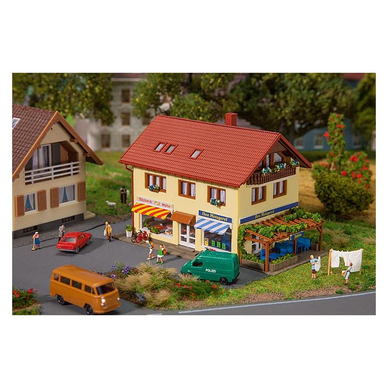 Faller 232336 Metzgerei/Bäckerei