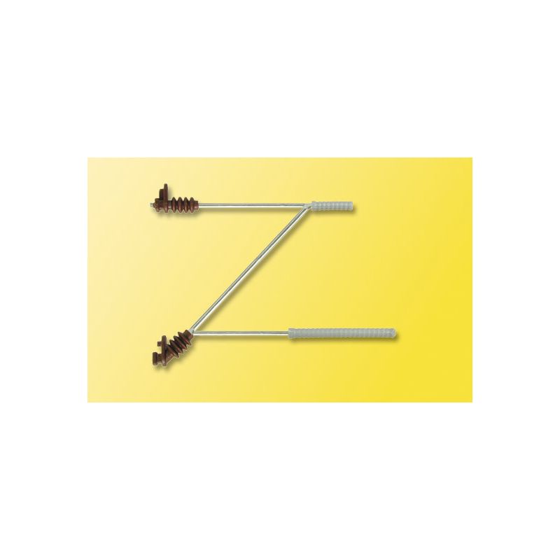 Viessmann 41711 Felsõvezeték-tartó, rövid (26 mm), 5 db