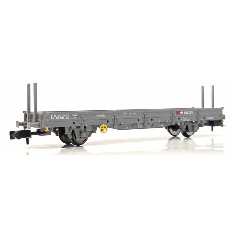 Fleischmann 825749 Pőrekocsi rakoncákkal, Ks, SBB VI