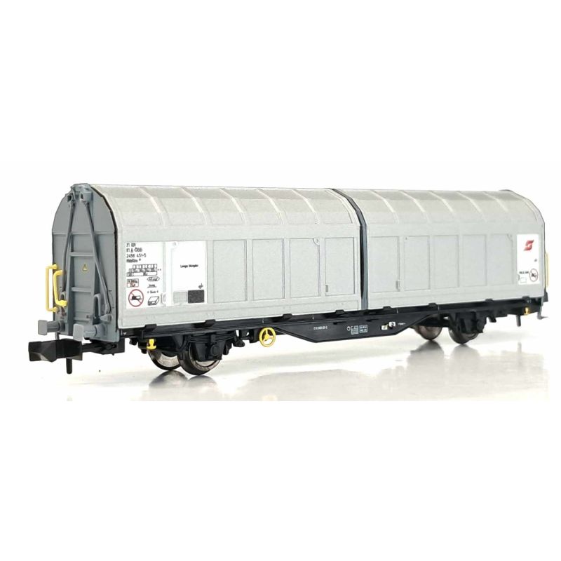 Fleischmann 826252 Eltolható oldalfalú kocsi, Hbbillns, ÖBB VI
