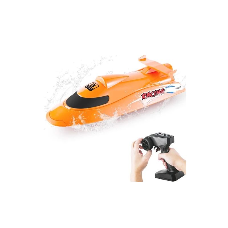 Flytec V009 RC Jet Boat távirányítású modellhajó - narancssárga