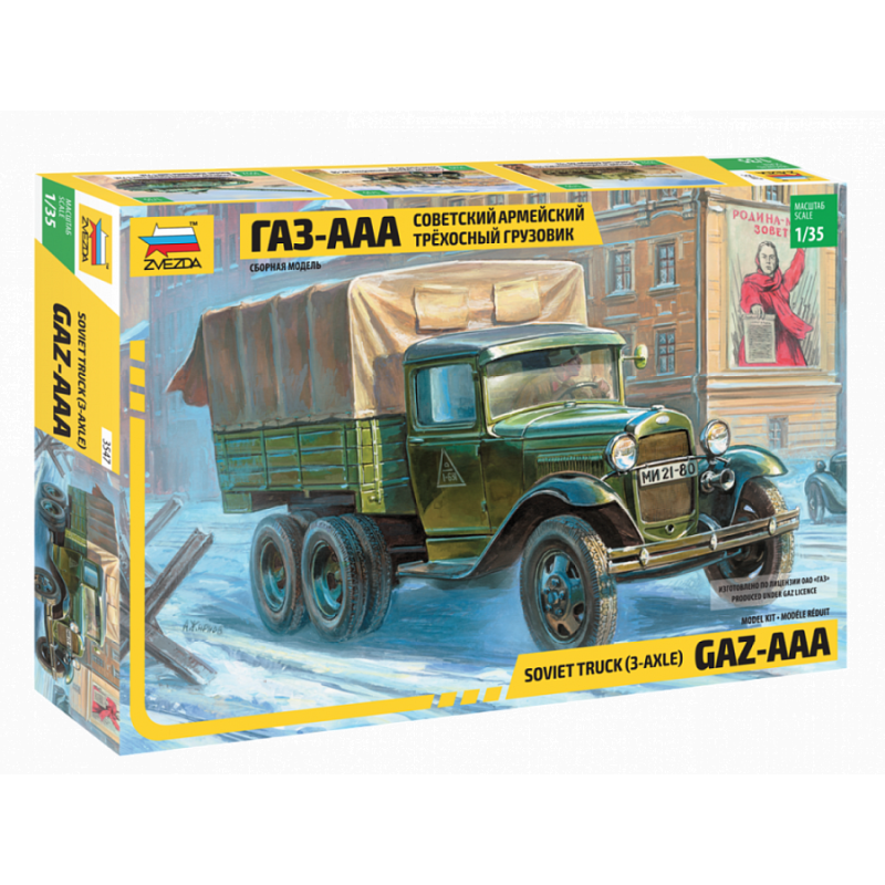 Zvezda 3547 GAZ-AAA Soviet Truck 1:35 (3547)