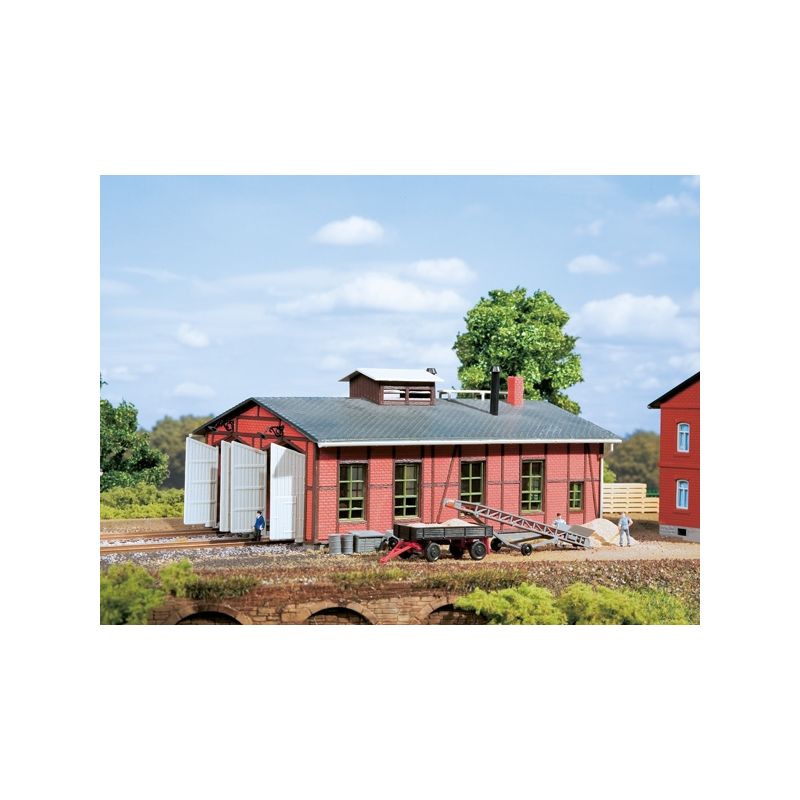 Auhagen 13233 Fűtőház, kétállásos