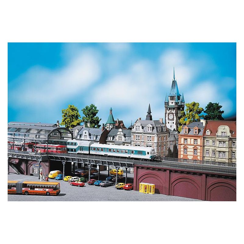 Faller 120487 Acélszerkezetes vasúti híd, kétsínes