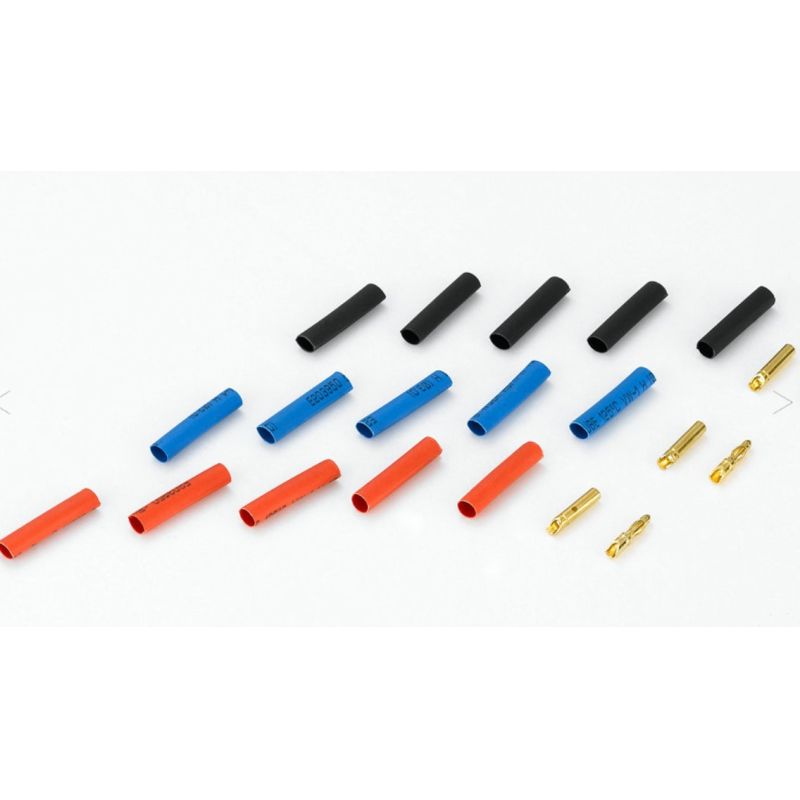 HOBBYWING 2.0mm csatlakozó - 3 Pár, zsugorral