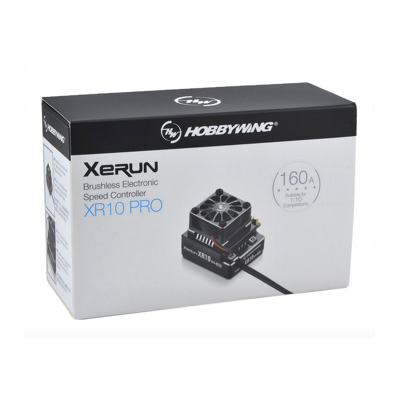 Hobbywing XERUN XR10 Pro autós szabályzó - Fekete