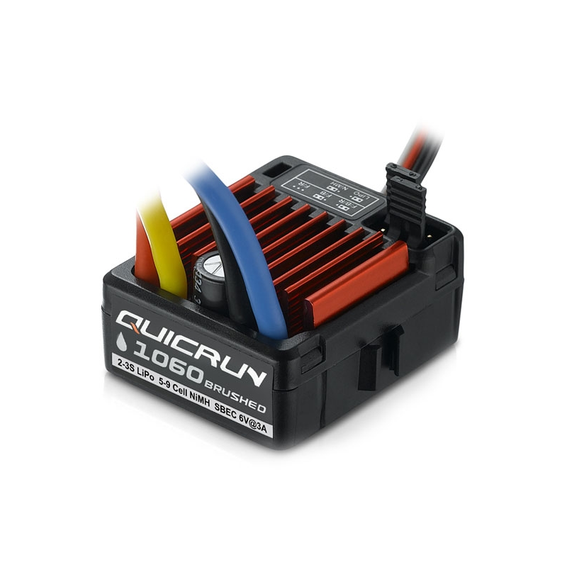 HOBBYWING QUICRUN 1060 Vízálló kefés SBEC szabályzó 60A autómodellekhez