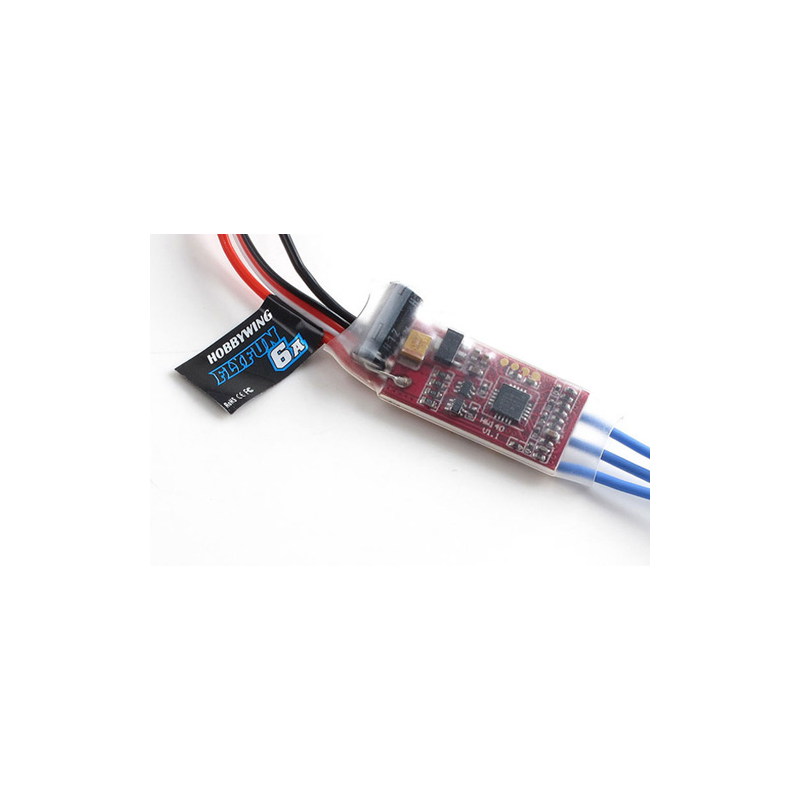 Hobbywing Flyfun-6A-V4,  6A Brushless ESC repülős szabályzó