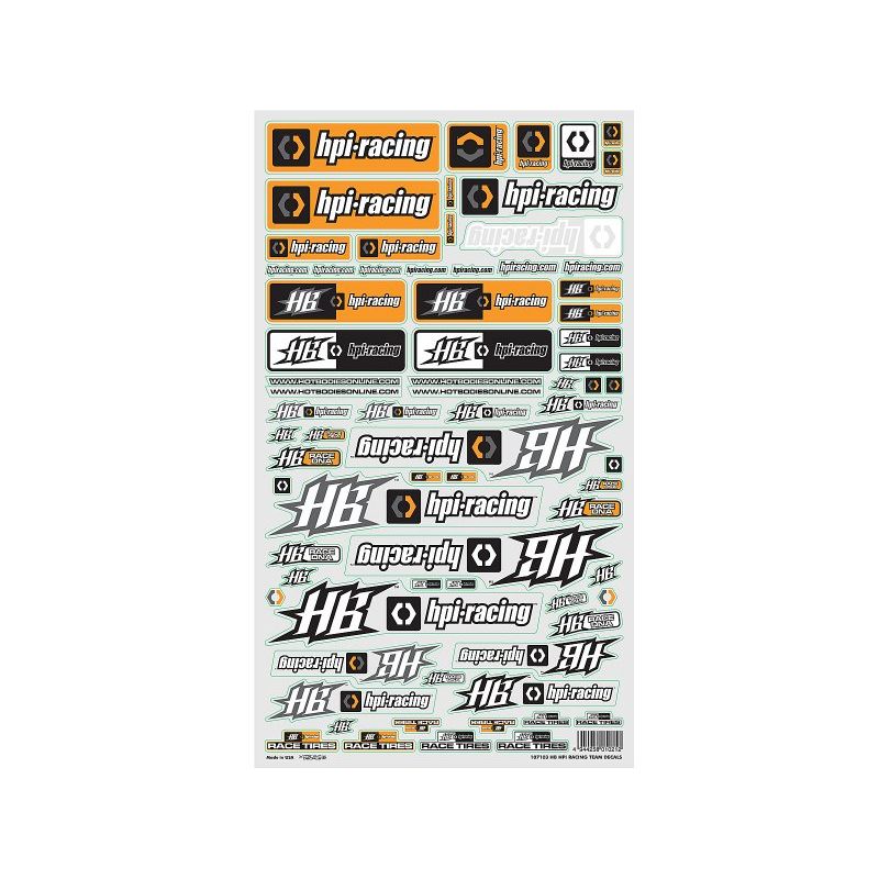 HPI 107103 HB HPI TEAM DECAL