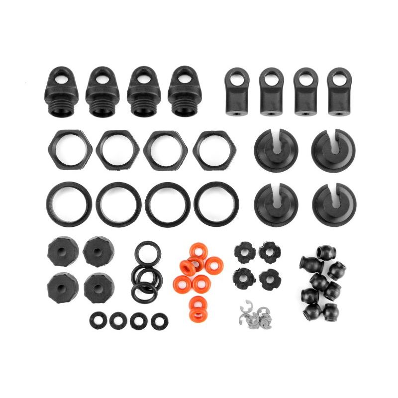HPI 117047 SHOCK PARTS SET (4 SHOCKS)