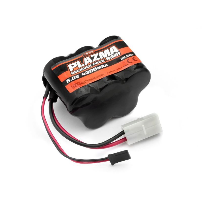 HPI 160154 Plazma akkumulátor 6.0V 4300mAh NiMH Baja Receiver Battery