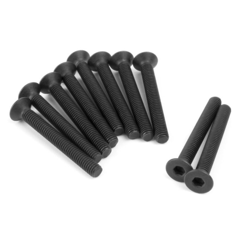 HPI 160380 FLAT HEAD SCREW M3x25mm (HEX SOCKET/10pcs)