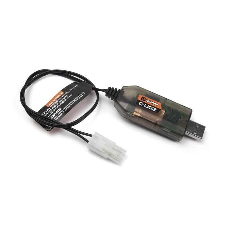 HPI 160775 C-U02 USB 500mA 2-8cell NiMH Charger