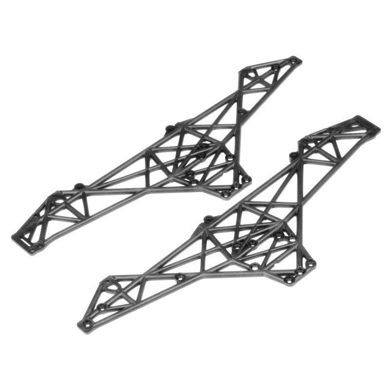 HPI 160778 MAIN CHASSIS SET (GREY)