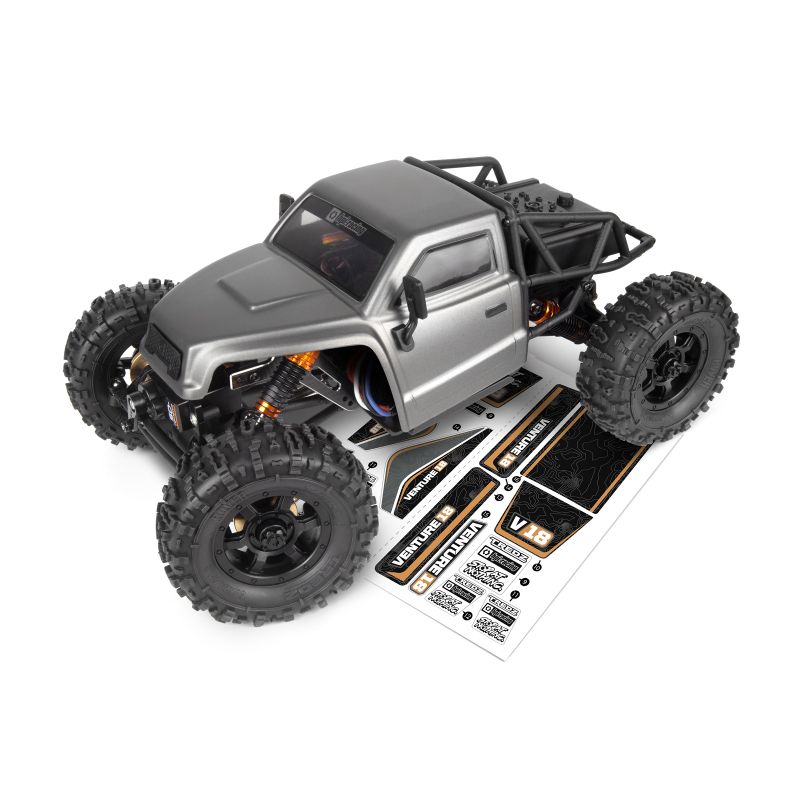 HPI 160808 Venture18 CC Flux Competition Crawler - Gunmetal