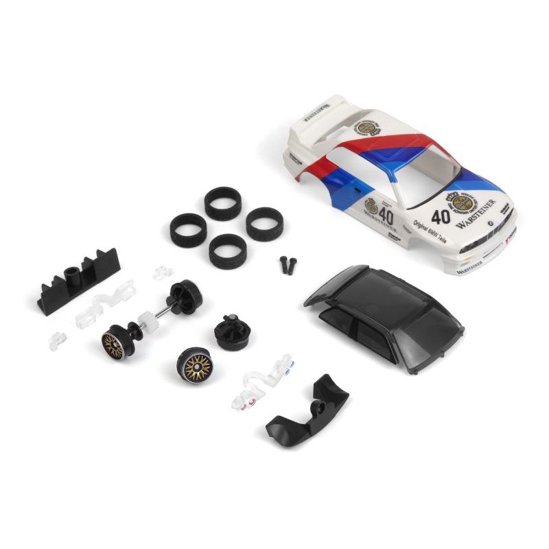 HPI 160998 nano-TTR 1987 BMW M3 E30 Warsteiner - Painted Body Set