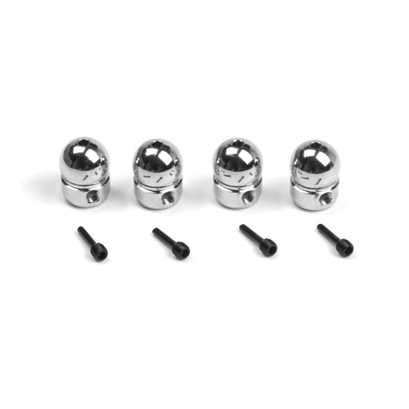 HPI 161036 Body Post Ball End (Steel/4pcs)