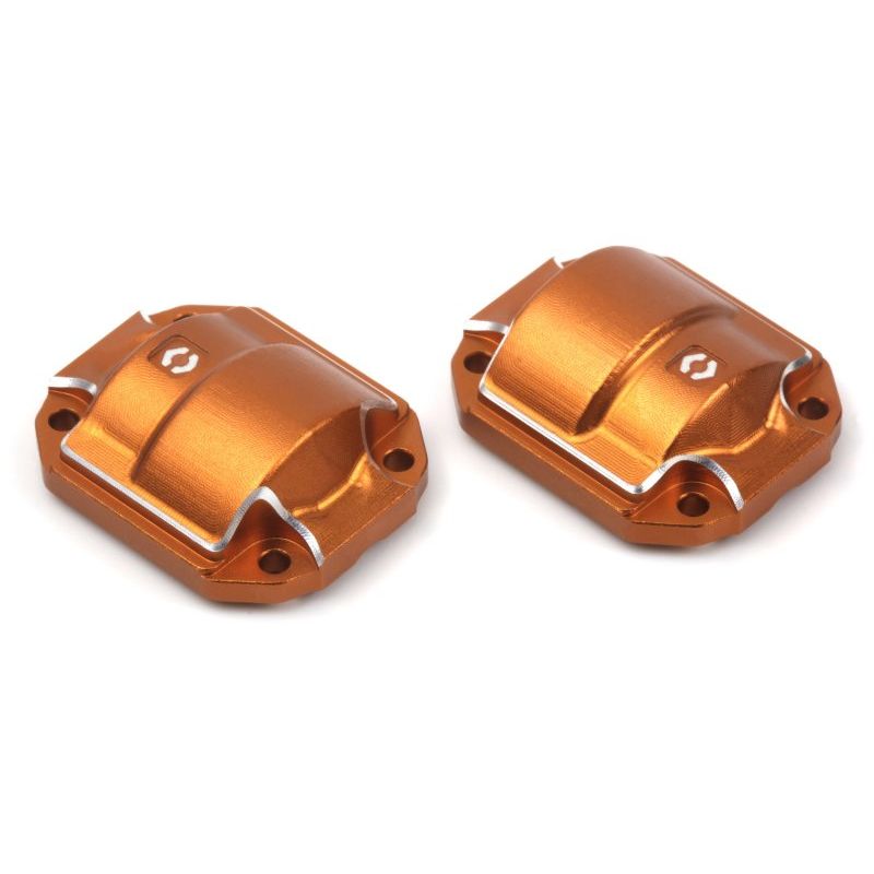 HPI 161143 Aluminum Diff Cover (Orange/2pcs)