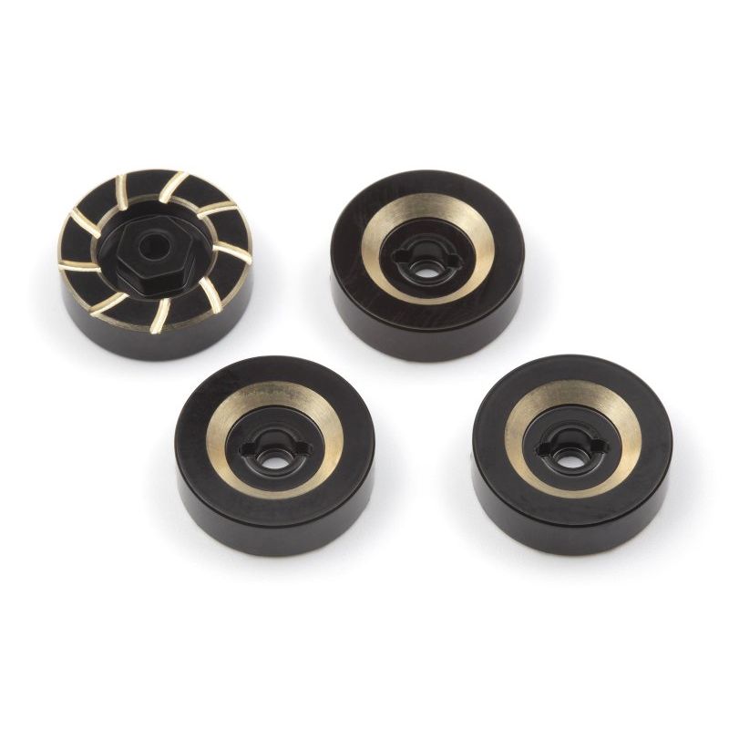 HPI 161151 7mm Hex Hub Weight Set (Brass/4pcs)