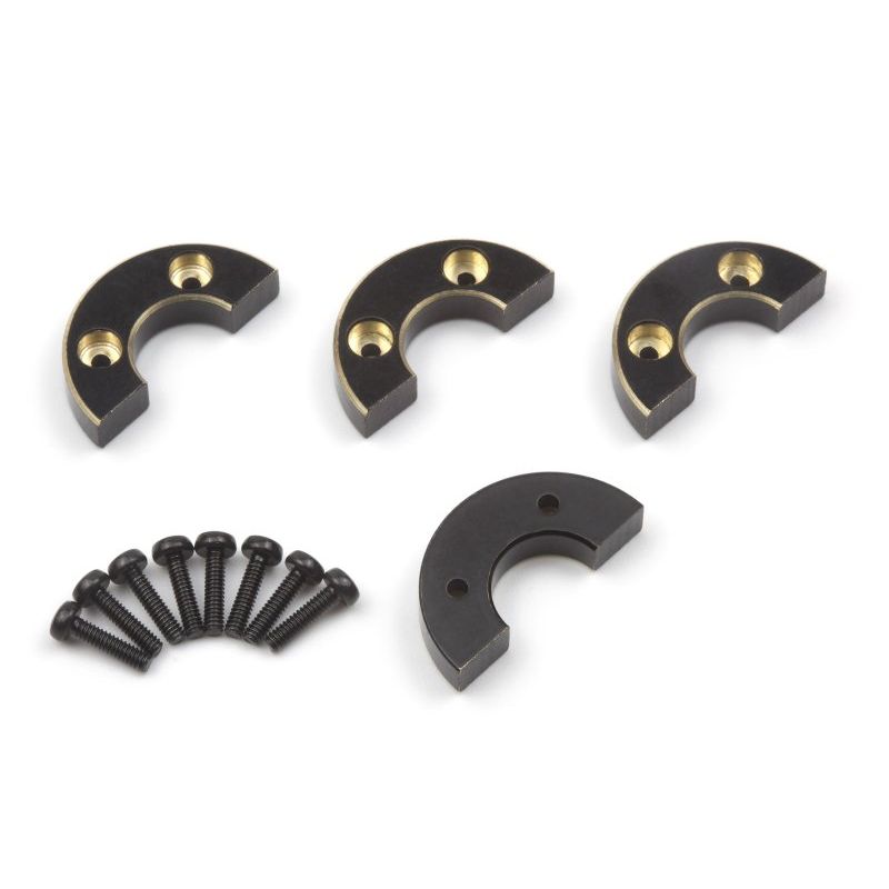 HPI 161152 Steering Block Weight Set (Brass/4pcs)