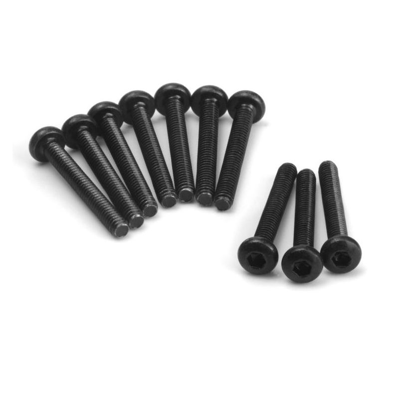 HPI 161184 Button Head Screw M2x16mm (Hex Socket/10pcs)